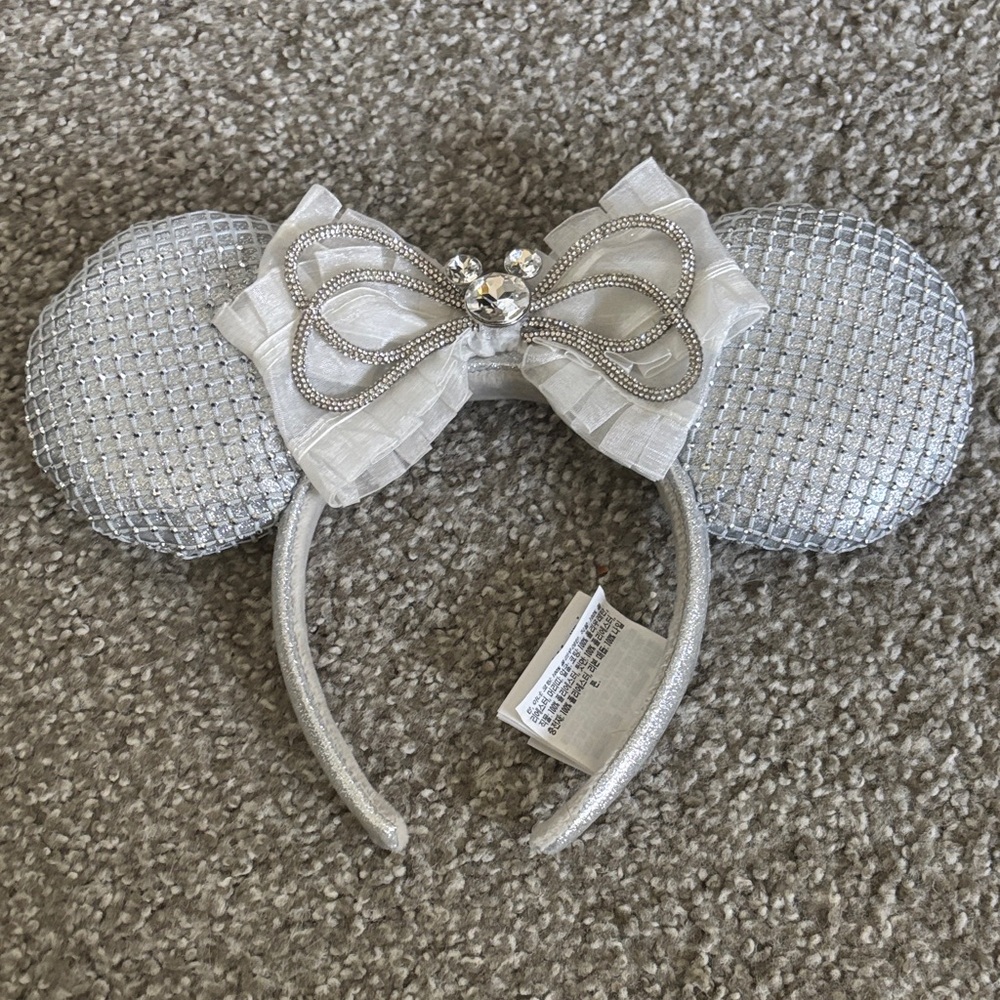 Rhinestone Minnie Ears with Jeweled Details Official Park Merchandise